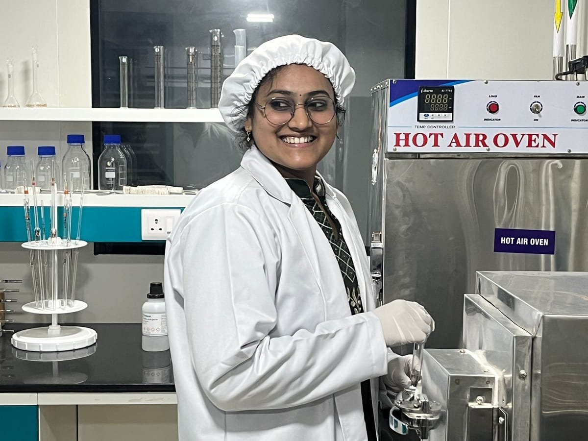 Quality control laboratory at the Stenkem Biolife quality control laboratory, Karnal.